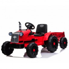 3-Gear-Shift Ground Loader Toy Tractor with Trailer