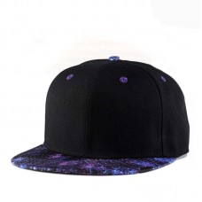 Hip Hop Hat With A Straight Visor Baseball Cap Stars