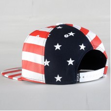 Hip Hop Hat With A Straight Visor Baseball Cap American Flag
