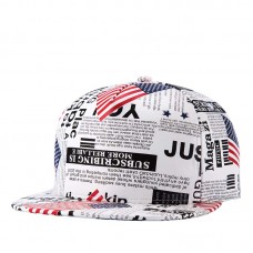 Hip Hop Hat With A Straight Visor Baseball Cap Newspaper