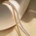 Stylish and simple single-row diamond bracelet