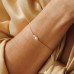 Natural freshwater pearl simple bracelet