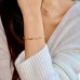 Elegant Minimalist Paperclip Chain Bracelet