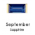 September Sapphire Blue 
