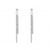 Sparkling Tassel Long Earrings