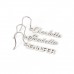 Custom name earrings