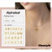 Alphabet Letter Pendant Necklace