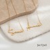 Custom Name Necklace Gold Silver Personalized 10 Font Options