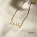 Custom Script Name Necklace - Personalized Handwritten Style