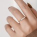 Natural Freshwater Tiny Pearl Thin Ring (18K Gold & Silver Options)