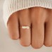 Natural Freshwater Tiny Pearl Thin Ring (18K Gold & Silver Options)