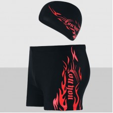 Flame swimming suit