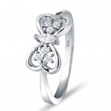 Butterfly Wedding Ring S925 