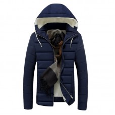 Hooded sherpa jacket