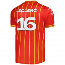 Scuderia Ferrari F1 Mens Charles Leclerc Soccer Jersey 2024