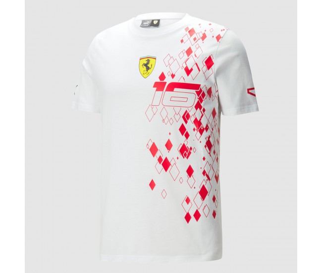 Scuderia Ferrari Mens Special Edition Charles Leclerc T-Shirt 2023