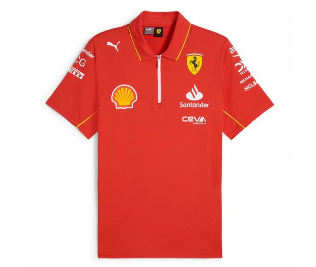 Scuderia Ferrari Mens Team Polo 2024