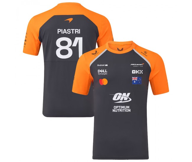McLaren F1 Mens Oscar Piastri Team T-Shirt 2025