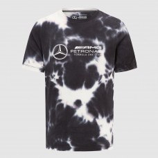 Mercedes AMG F1 Mens Tie Dye T-Shirt
