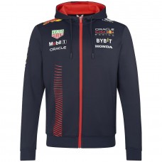 Red Bull Racing Mens Team Full Zip Hoodie 2023