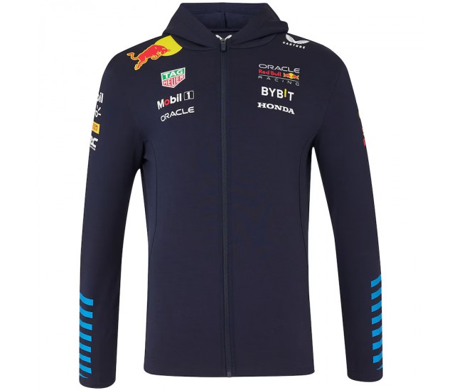 Red Bull Racing Mens Team Full Zip Hoodie 2024