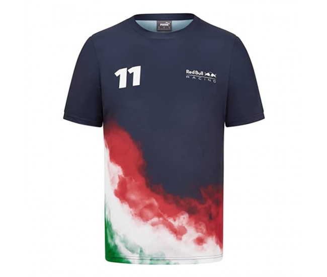 Red Bull Racing Mens Sergio Perez Special Edition Mexico T-Shirt