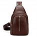 Faux leather chest pack