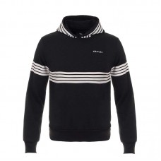 men's striped flocking hoodie sportswear